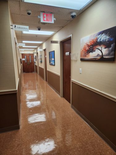 Garden State Gynecology NJ - Morristown abortion clinic corridor. New Jersey abortion clinics